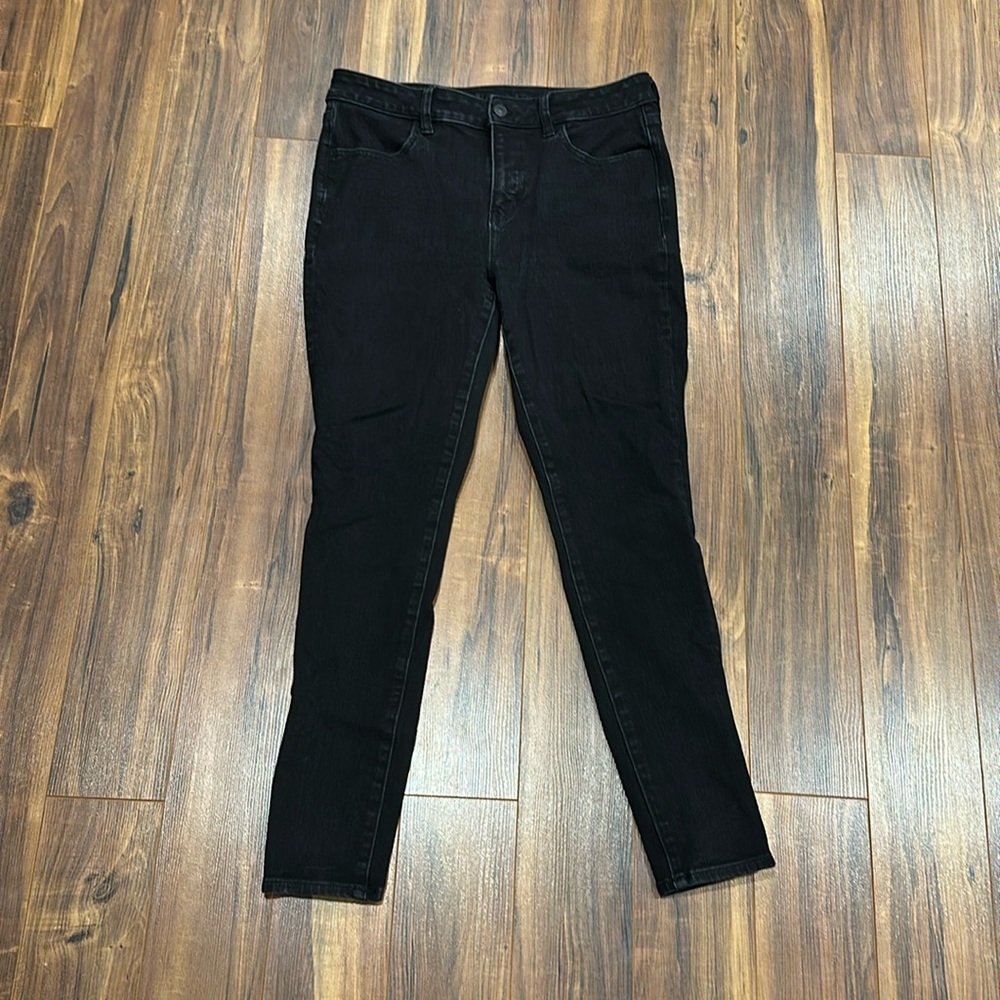 American Eagle black high rise jeggings